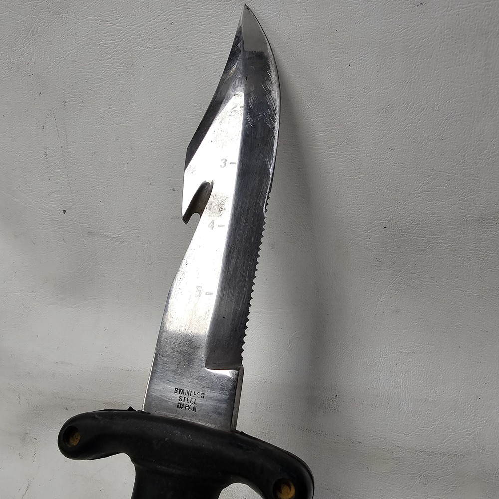 VINTAGE IMPERIAL DIVERS KNIFE W/ SHEATH -img-4