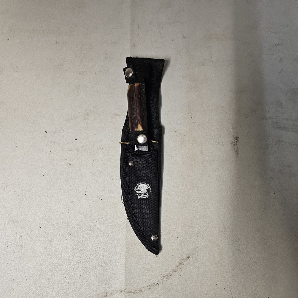 EDGE BRAND 461 FIXED BLADE KNIFE W/ SHEATH -img-0