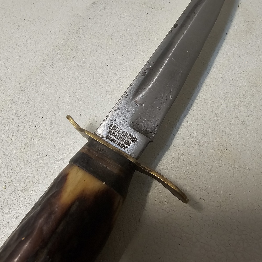 EDGE BRAND 461 FIXED BLADE KNIFE W/ SHEATH -img-4
