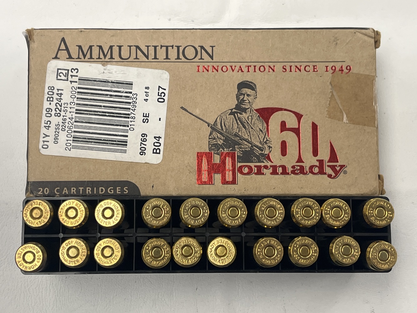 HORNADY 450 BUSHMASTER 250 GR FTX BOX OF 20 ROUNDS-img-1