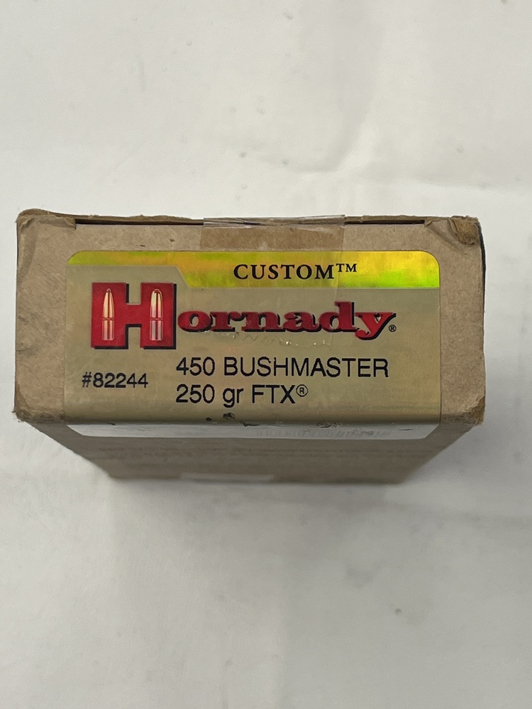 HORNADY 450 BUSHMASTER 250 GR FTX BOX OF 20 ROUNDS-img-3