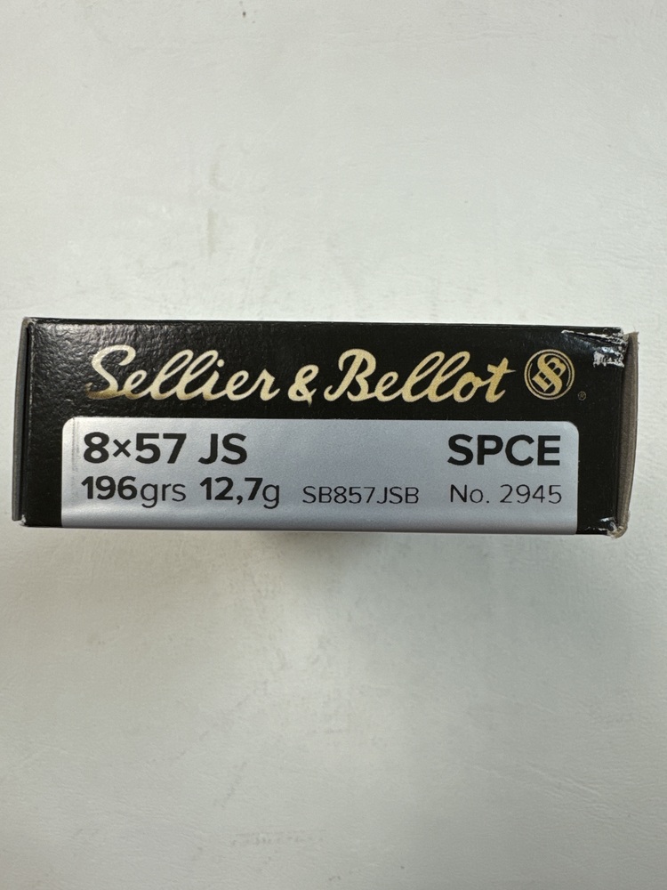 Sellier & Bellot 8mm Mauser 196GR SPCE 20 Rounds-img-1
