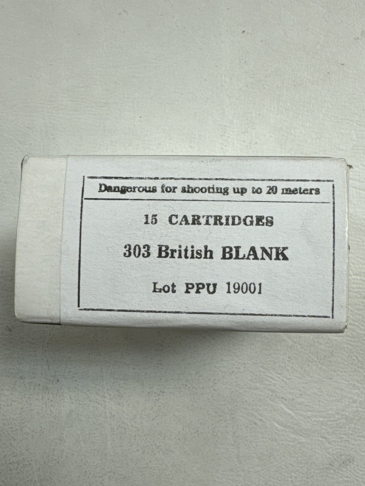 PPU .303 British Blanks 15 Rounds-img-1