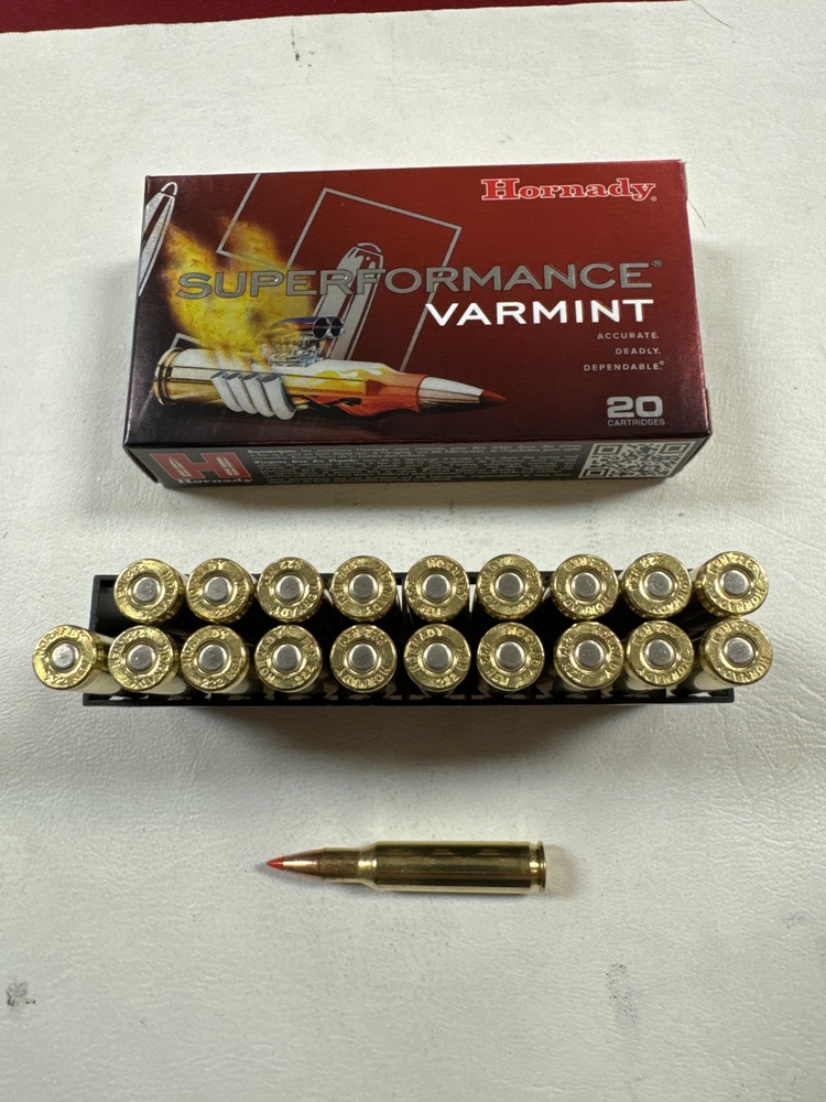 Hornady Super Performance .222 Remington 50 Grain V-Max 20 Rounds-img-0