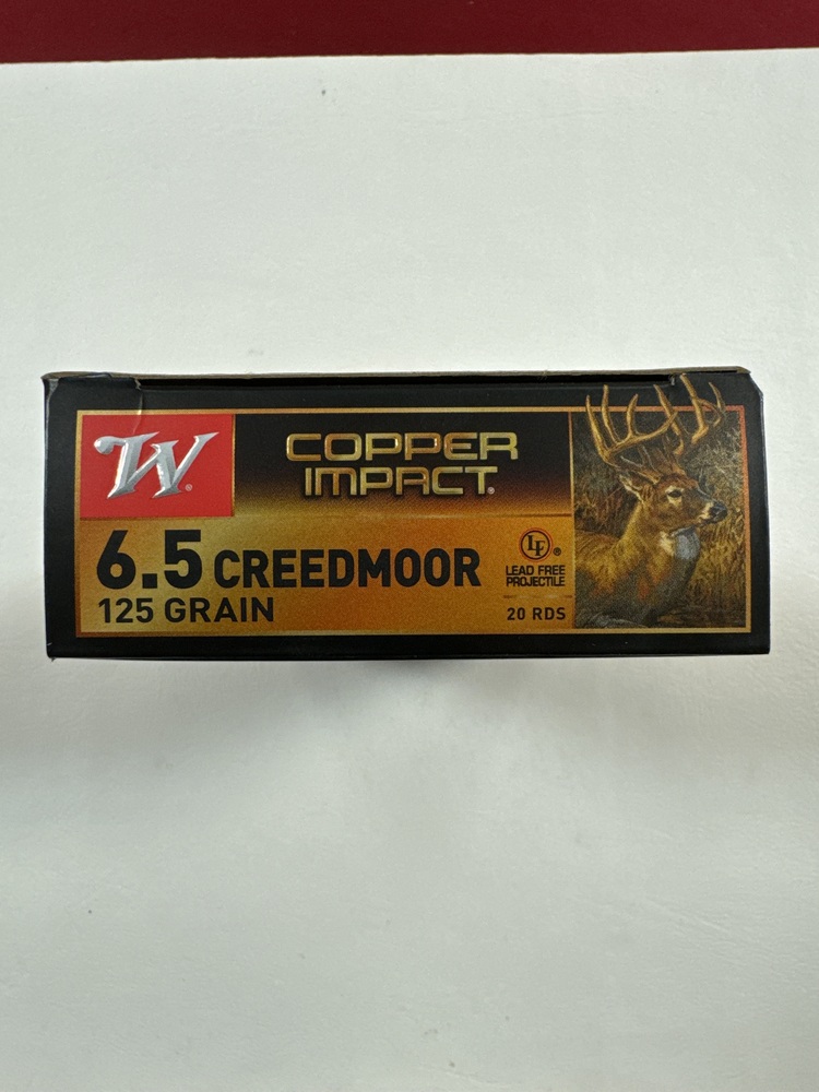 Winchester Copper Impact 6.5 Creedmoor 125GR 20 Rounds-img-1