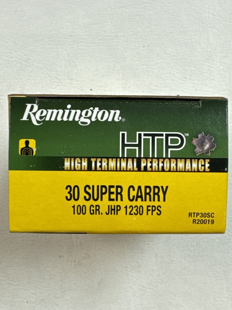 Remington HTP .30 Super Carry 100GR JHP 20 Rounds-img-1