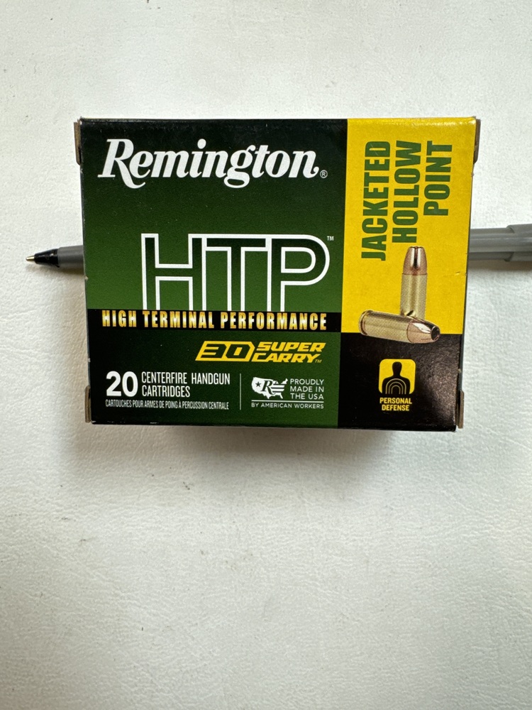 Remington HTP .30 Super Carry 100GR JHP 20 Rounds-img-2
