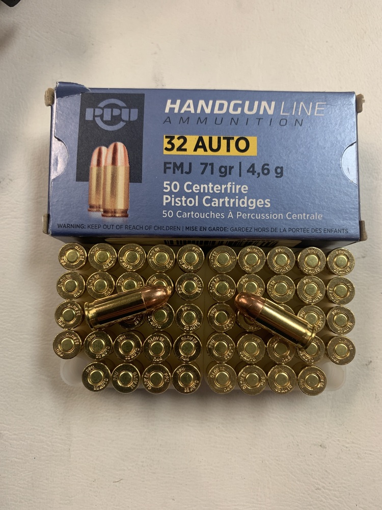 PPU 32 AUTO 71 GR FMJ 50RNDS-img-0