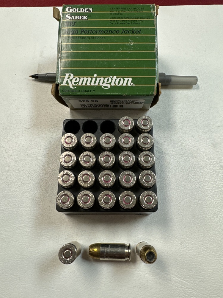 Remington Golden Saber .45 ACP 230GR JHP 25 Rounds-img-0