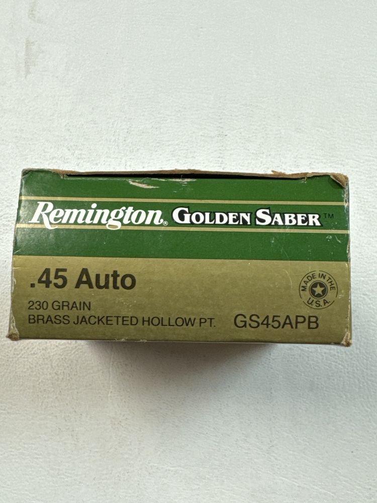 Remington Golden Saber .45 ACP 230GR JHP 25 Rounds-img-1