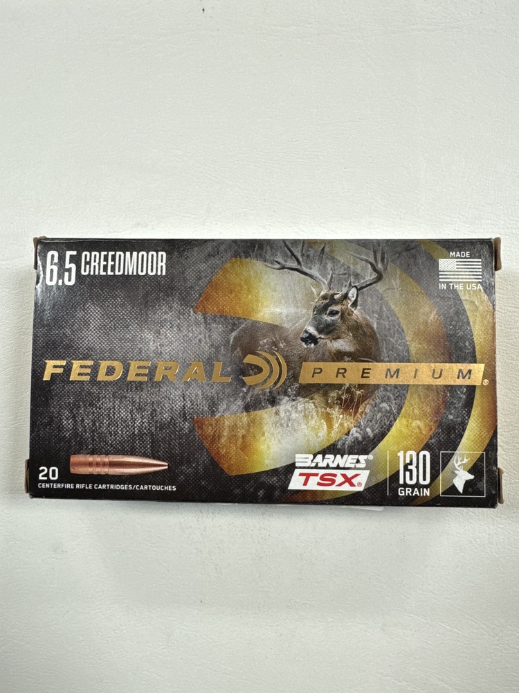 Federal Premium Barnes TSX 6.5 Creedmoor 130GR 20 Rounds-img-3