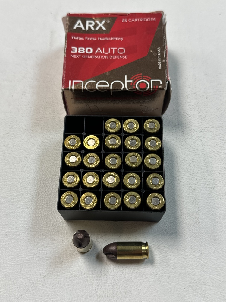 ARX .380 Auto Inceptor 95GR 25 Rounds-img-0
