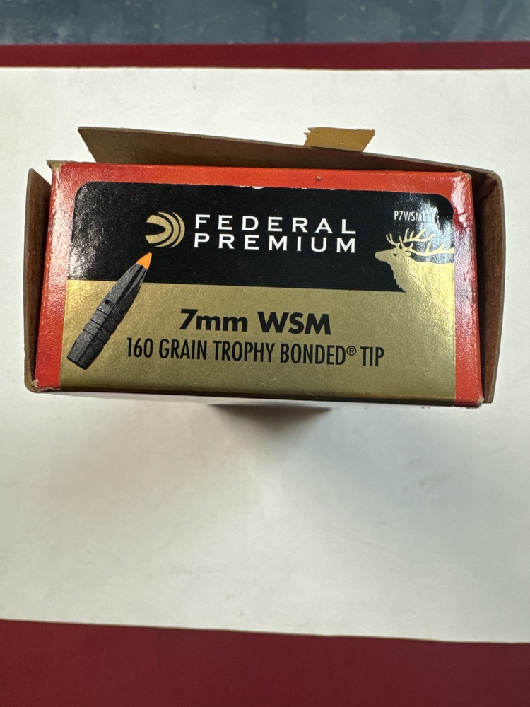 Federal Premium Vital-Shok 7MM WSM 160GR Trophy Bonded Tip 20 Rounds-img-1