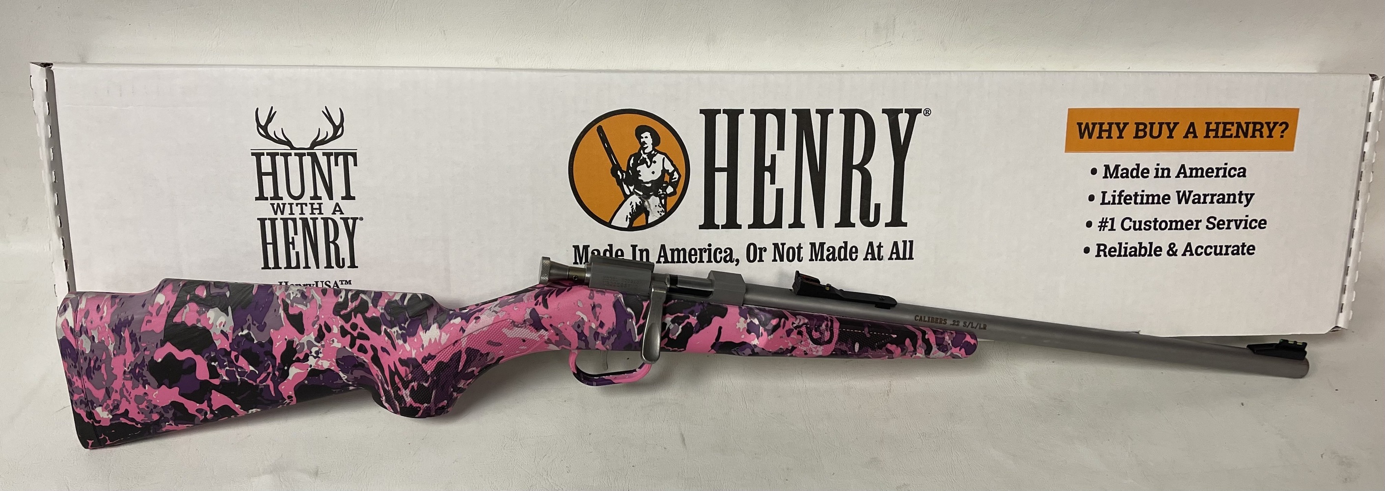 HENRY REPEATING ARMS H005MG 22LR PINK CAMO-img-0