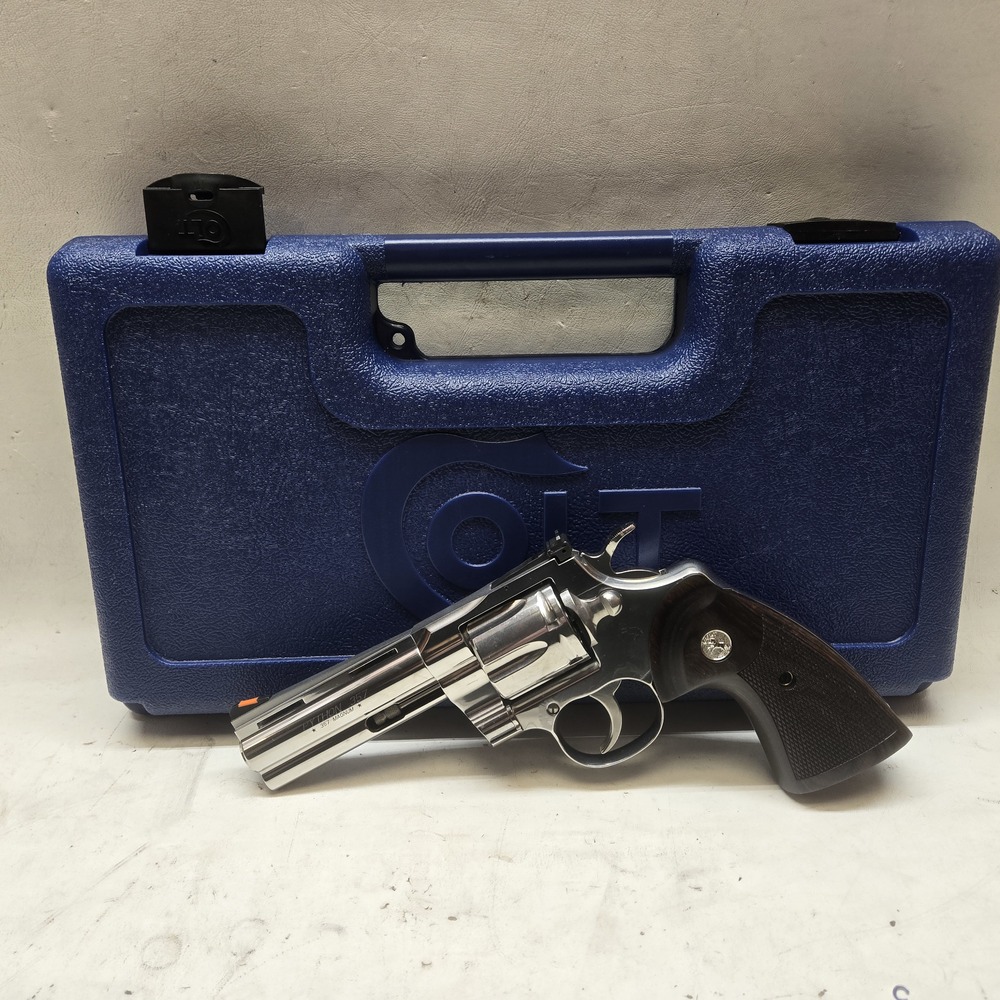 COLTS MFG  PYTHON 357 STAINLESS REVOLVER CHAMBERED IN 357 MAG-img-0