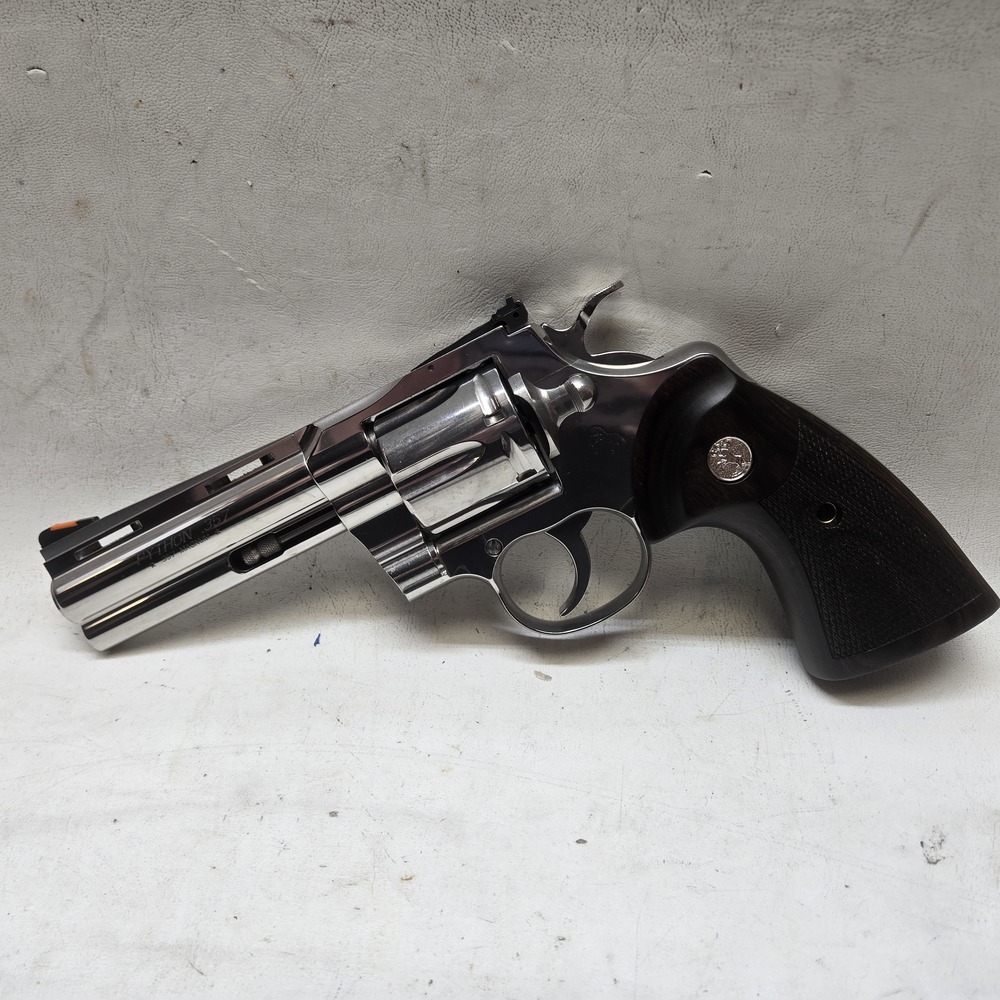 COLTS MFG  PYTHON 357 STAINLESS REVOLVER CHAMBERED IN 357 MAG-img-1