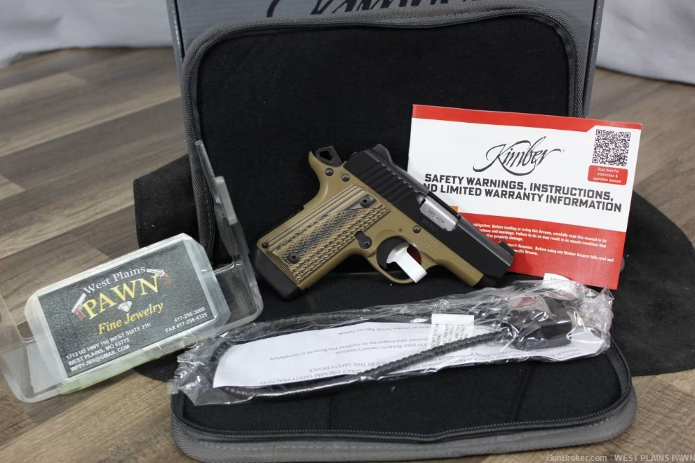 NIB Kimber Micro SEMI AUTO 380 ACP, 2.75" , 7+1 3300208-img-0