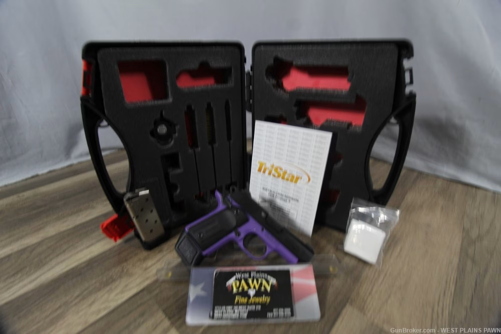 NIB TRISTAR PROTEGE X 9MM SEMI AUTO 3.2" , 7+1 PURPLE 85720-img-0