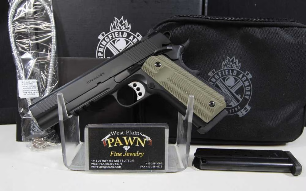 NIB SPRINGFIELD OPERATOR 1911 PISTOL, 9MM, 5" BRL, 9 RND P09229-img-0