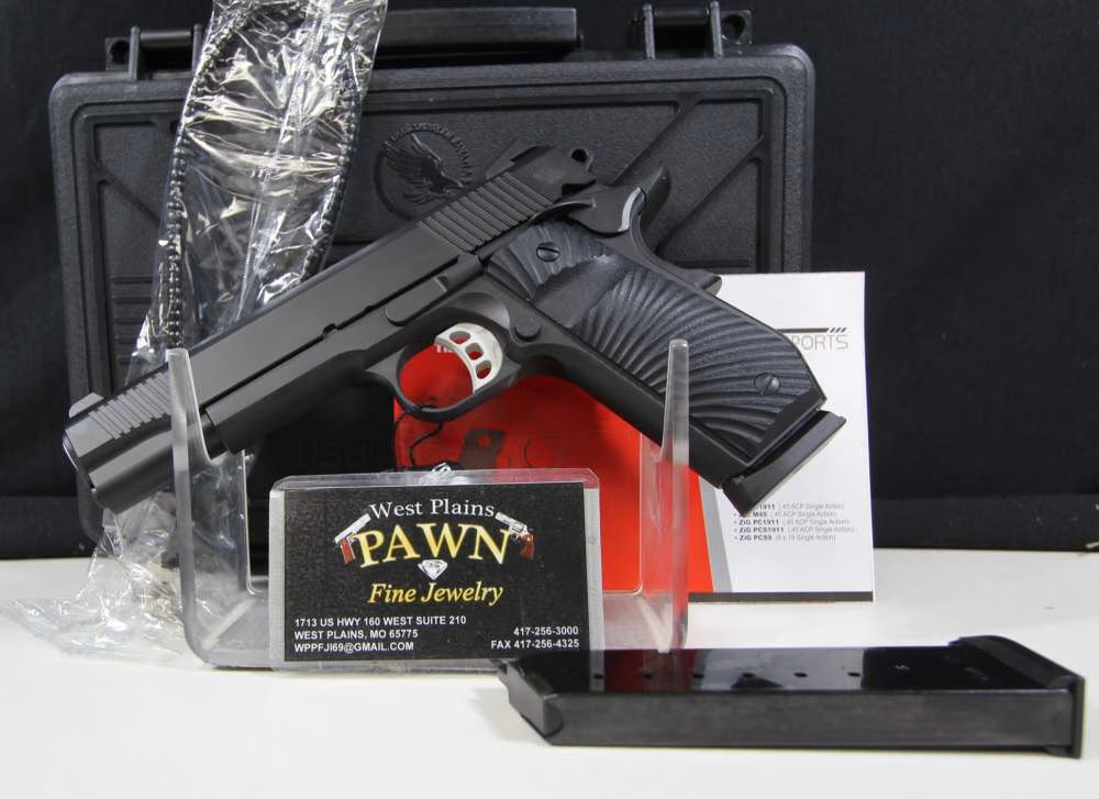 NIB TISAS MANTA RAY DUTY 1911 PISTOL, 45ACP, 8RND, 5" 1911DB45B-img-0