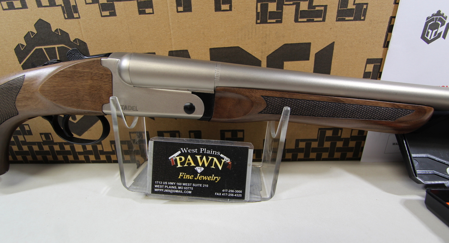 NIB CITDEL BOSS SS COACH SXS SHOTGUN, 12GA, 18.5" BRLS CITSBS1218NKL-img-1