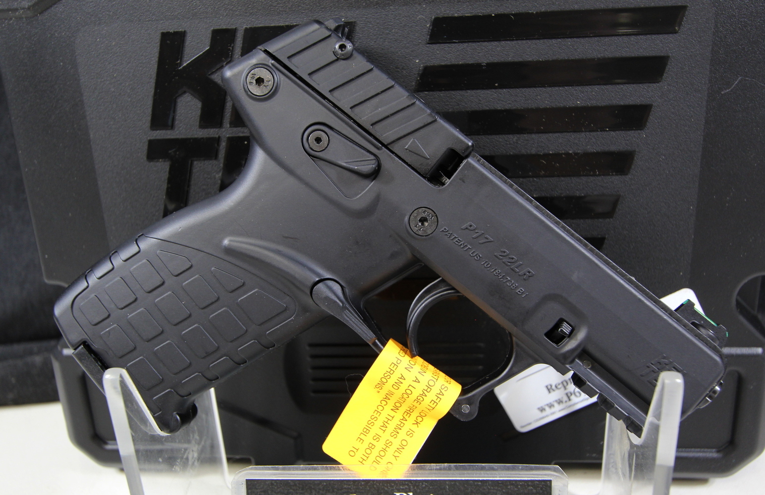 NIB KEL-TEC BLACK P-17 RIMFIRE SEMI AUTO 22LR 4IN 16 RND P17BLK-img-1