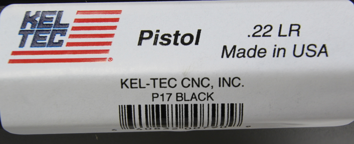 NIB KEL-TEC BLACK P-17 RIMFIRE SEMI AUTO 22LR 4IN 16 RND P17BLK-img-4