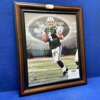 Autographed & Certified Brett Favre NY Jets Framed Photo