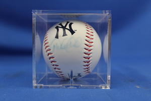 NY Yankees Derek Jeter Autographed Rawlings Baseball Steiner Sports Memorabilia 