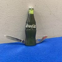 Franklin Mint Coca Cola Knife w/Bottle Opener