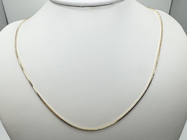  Ladies 14k Serpentine Rope 20" Necklace 6.8 Grams