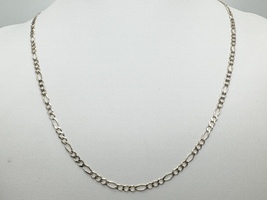  10k Yellow Gold 3mm Figaro Link 19" Chain Necklace 3.8 Grams