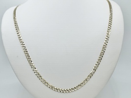 Mens 14k Yellow Gold 24" Curb Link Necklace 4.5mm 14.9 Grams
