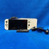 Nintendo Switch HAC-016 OLED Gaming Console w/Base, Cables & Joycon