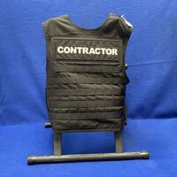 Safe Life Tactical Body Armor Plate Carrier 6XL w/ "CONTRACTOR" Patch
