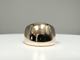  Ladies 14k Yellow Gold Dome Ring 4.2 Grams Size 7