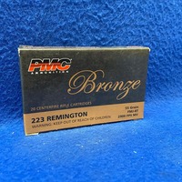 PMC Bronze .223 Rem 56Gr 20 Cartridges 55gr
