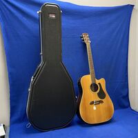 Alvarez AD-70sc NAT 6 String Electric Acoustic Guitar w/ Case