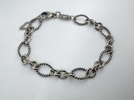  Ladies Sterling Silver 7" Link Bracelet