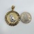  10k Yellow / White Gold "Praying Hands" Pendant 6.1 Grams