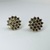  Ladies 2TCW Diamond Cluster 10k Yellow Gold Earrings 