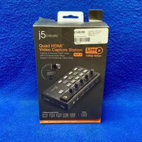 J5Create JVA08 Quad HDMI Video Capture Station for Live Streaming