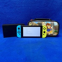Nintendo Switch HAC-001 GEN1 Gaming Console w/ Case and Dock *NO CHARGER*