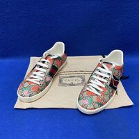 Gucci Ace Strawberry Edition Sneakers Womens Size 7.5