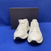 Prada Vitello Soft Leather Sneakers Mens Size 11.5