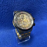 Men's Invicta Aviator 17206 Chronograph Black Dial Gold-Toned Watch