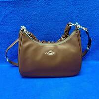 NWT Coach Teri Hobo 2-Way Shoulder Bag - Soft Dark Brown 