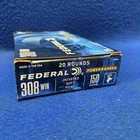 FEDERAL 308 Win 20Rd 150gr Ammo