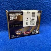 FEDERAL 40 Personal Defense HST, 40 S&W, 180 Grain, HST Ammo