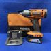 Ridgid 18v 1/2” Impact Wrench W/Battery And Charger